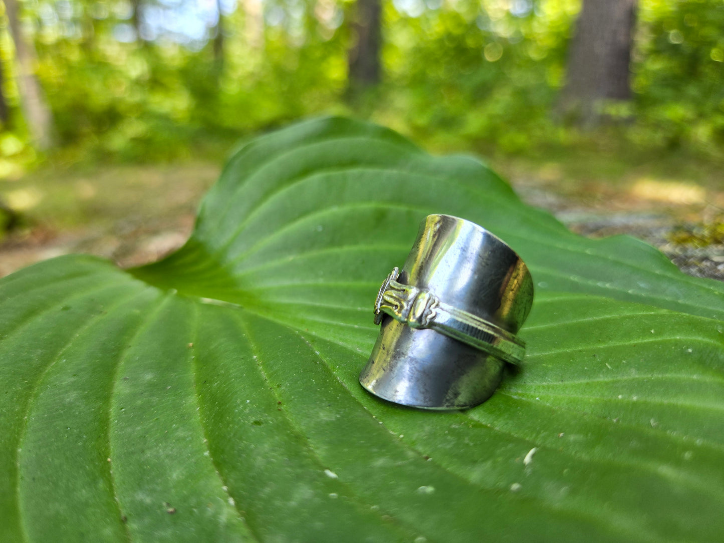 Saddle Spoon Ring - Size 8