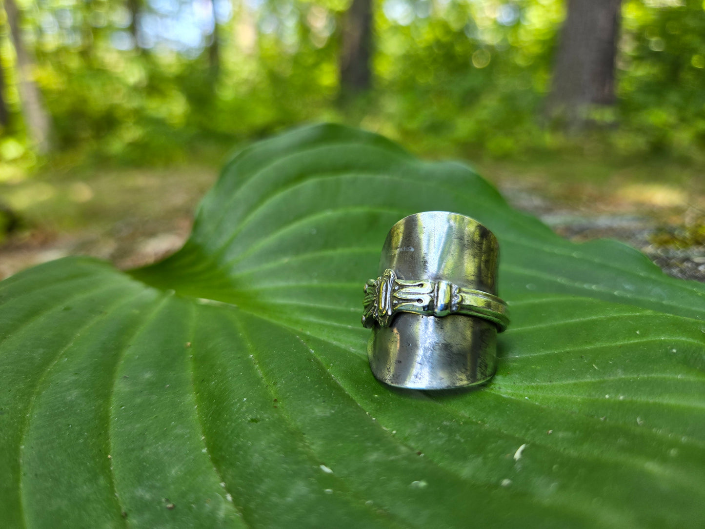Saddle Spoon Ring - Size 8