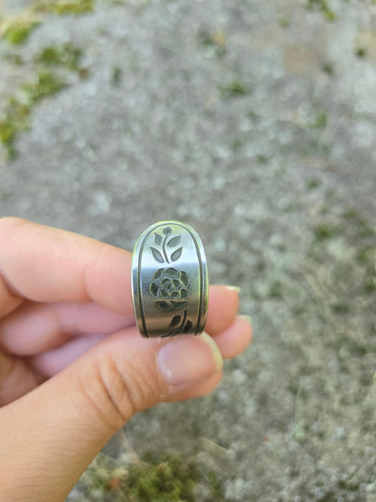 Floral Mist Ring - Size 9