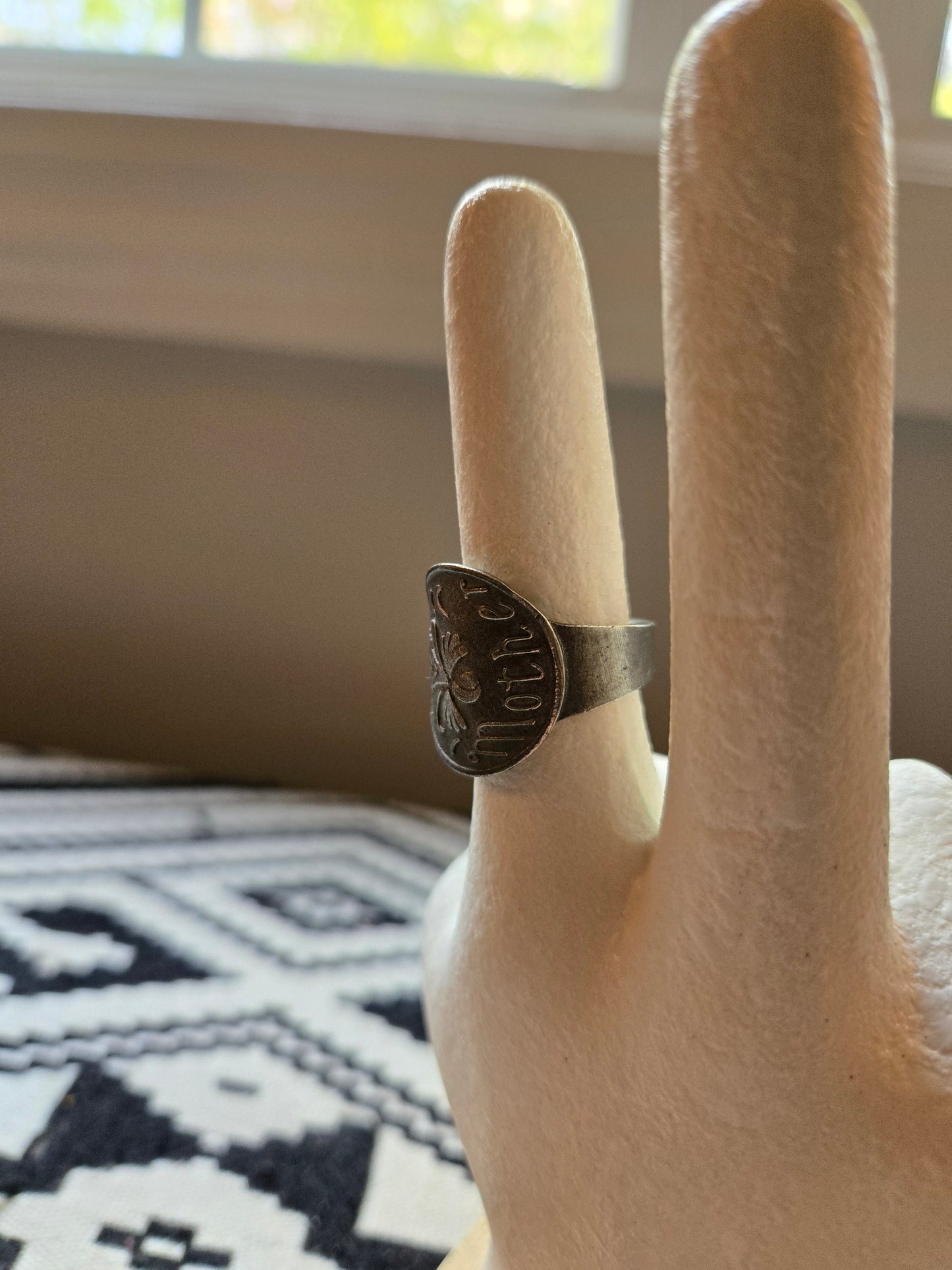 "Mother" Spoon Ring - Size 6.5