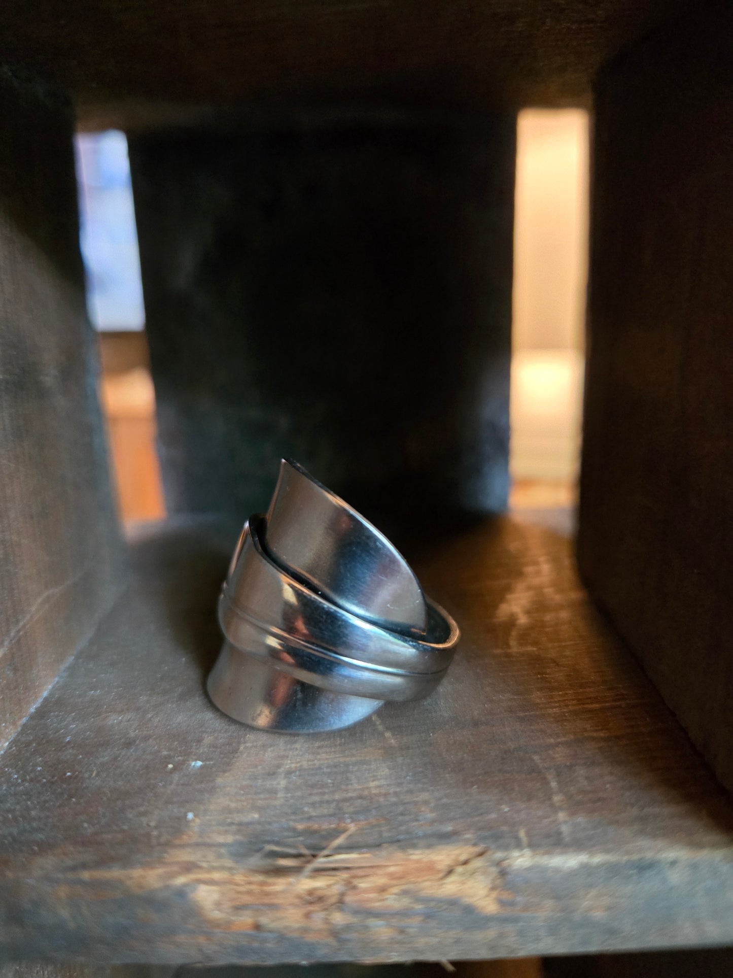 Saddle Spoon Ring - Size 10