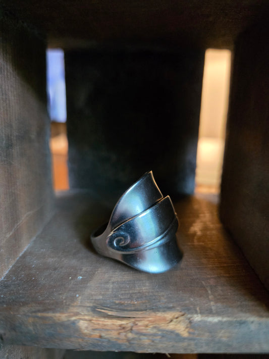 Saddle Spoon Ring - Size 10