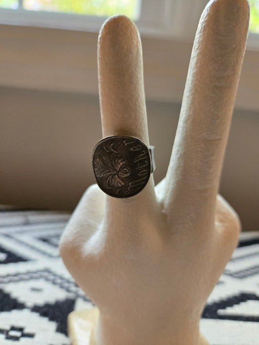 "Mother" Spoon Ring - Size 6.5