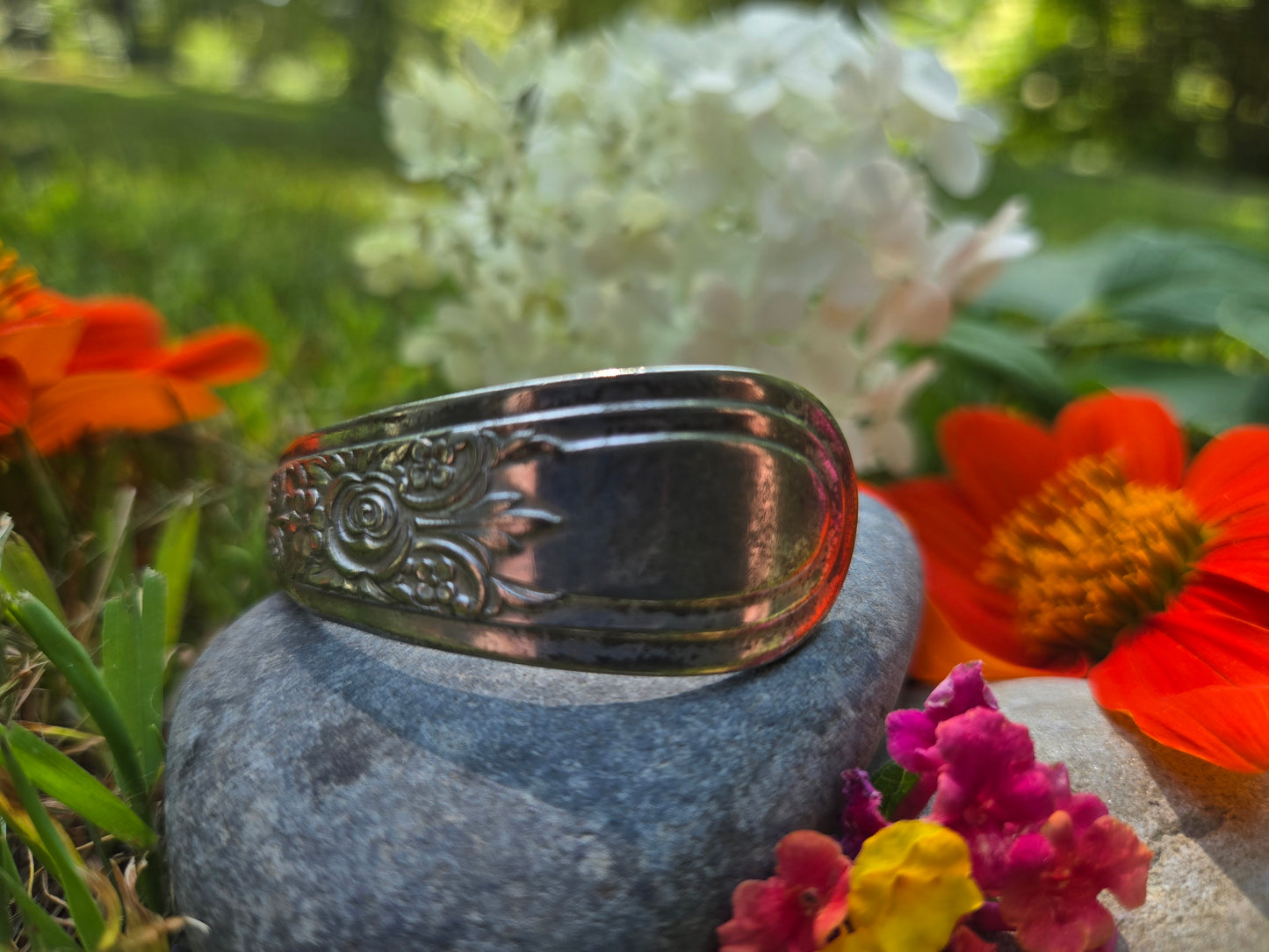 Rose Cuff Bracelet