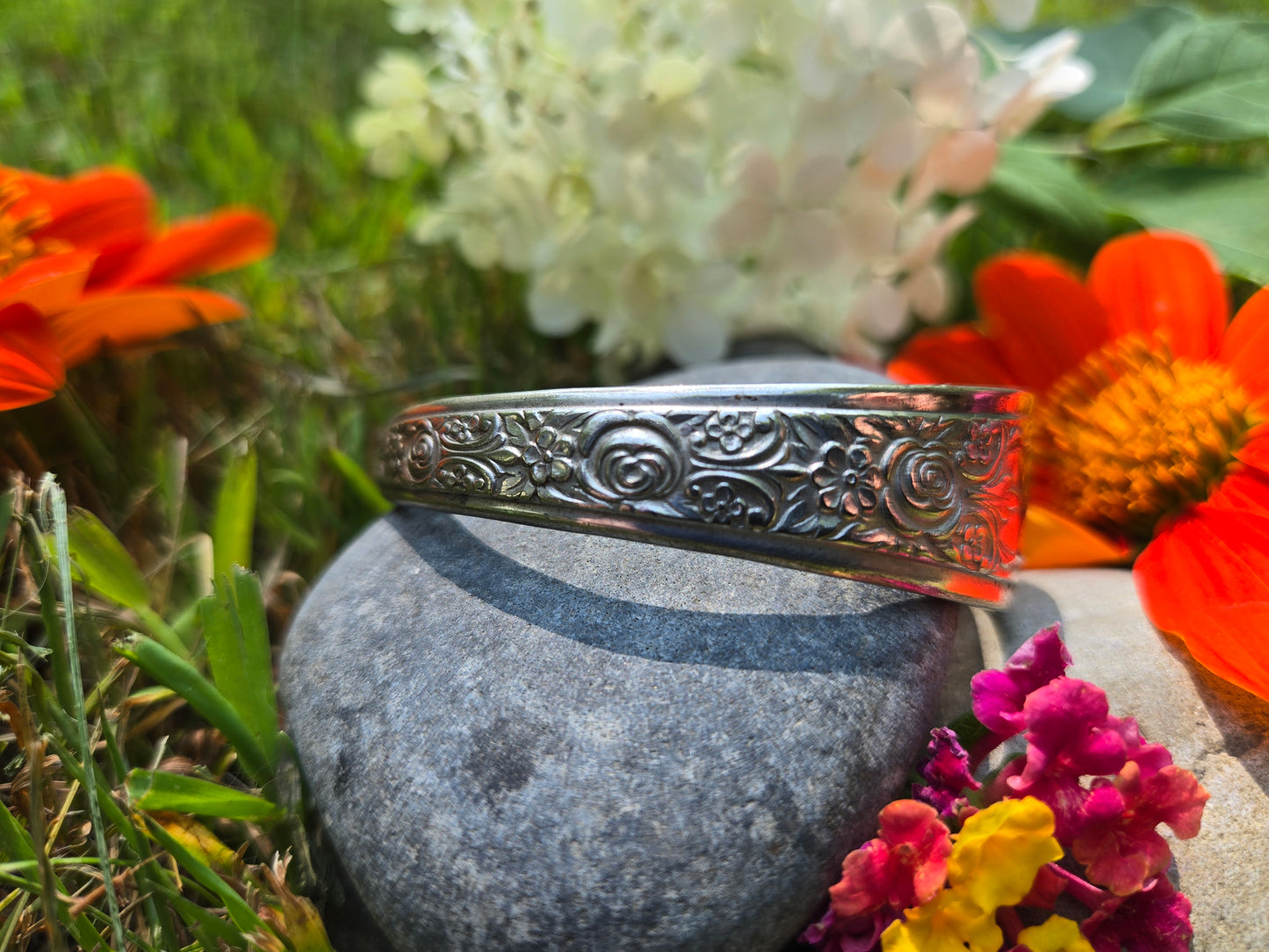 Rose Cuff Bracelet
