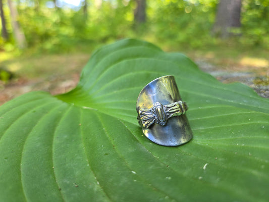 Saddle Spoon Ring - Size 8