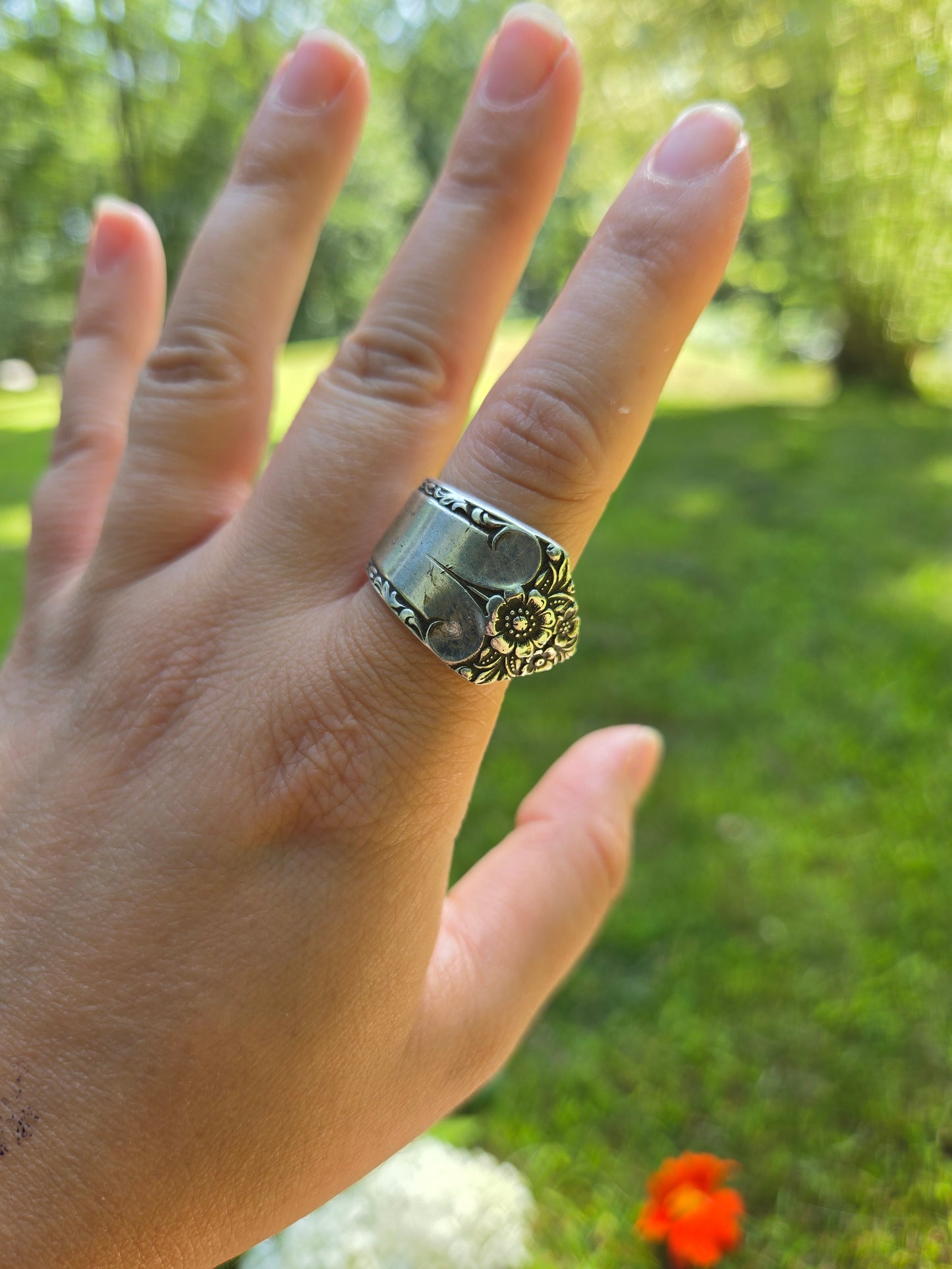 Starlight Spoon Ring - Size 8