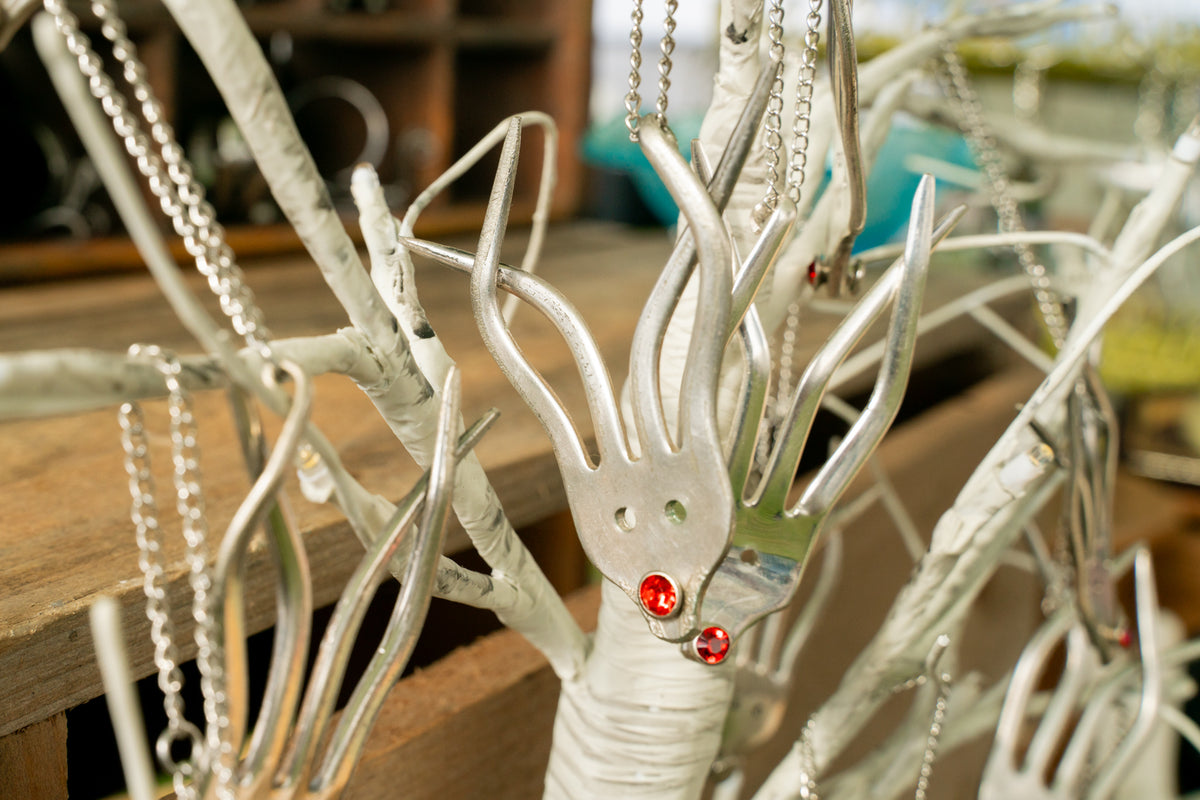 Reindeer Fork Ornament